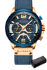Military Leather Chronograph Wristwatch – A Perfect Blend of Rugged Elegance and Precision