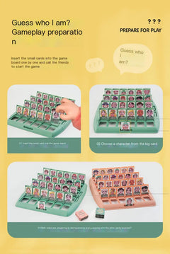 Guess Who? Logic Card Game
