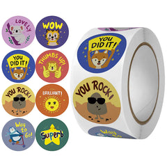 500 Pcs Motivational Reward Stickers for Kids