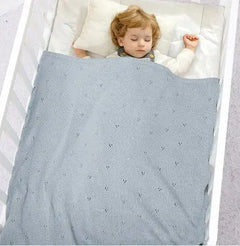Premium Soft Cotton Newborn Baby Blanket - 80x100cm Multi-Color