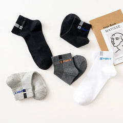 Premium Men's Summer Athletic Socks - 10 Pack Breathable Sports Crew Socks