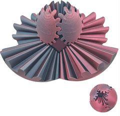 3D Printed Fidget Gear Ball - Stress Relief Rotation Toy