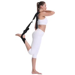 Premium Yoga Stretch Strap - Cotton Exercise Band for Flexibility & Stretching