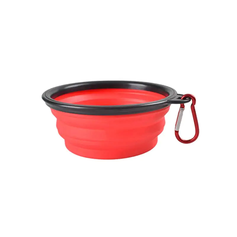 Premium Foldable Silicone Dog Bowl - Water Bowl For Dogs - Travel Dog Bowl Collapsible - Portable Travel Pet Feeder - Dog Bowl