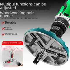 Professional Adjustable Wood Hole Saw - Precision Cutting Tool for Woodworking