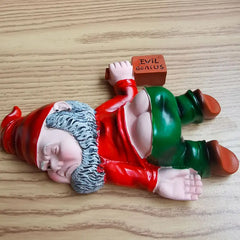 Mischievous Drunken Gnome Statue - Funny Garden Decor & Outdoor Figurine