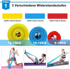 Get Fit with Our 3-Pack Elastic Resistance Bands for Yoga, Pilates, and Crossfit! 💪✨ #FitnessGoals #WorkoutEssentials