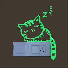 Glow-in-the-Dark Wall Stickers & Light Switch Decor - Luminous PVC Decorative Stickers