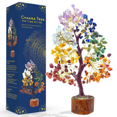 ree of Life Crystal Healing Tree - 7 Chakra Gemstone Decor for Spiritual Wellness