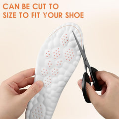 Steppers Insoles for Men & Women – Arch Support 4D Memory Foam Cloud Insoles for Foot Fatigue Relief