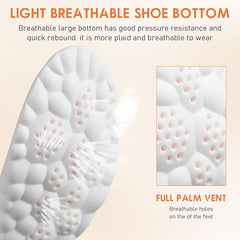 Steppers Insoles for Men & Women – Arch Support 4D Memory Foam Cloud Insoles for Foot Fatigue Relief