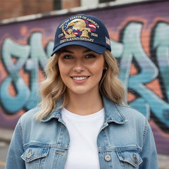 250th Anniversary USA Hat – Patriotic Baseball Cap with Bald Eagle Design, Adjustable for All Sizes