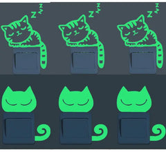 Glow-in-the-Dark Wall Stickers & Light Switch Decor - Luminous PVC Decorative Stickers