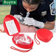 CPR One-Way Breathing Mask - Professional Emergency First Aid Safety Equipment