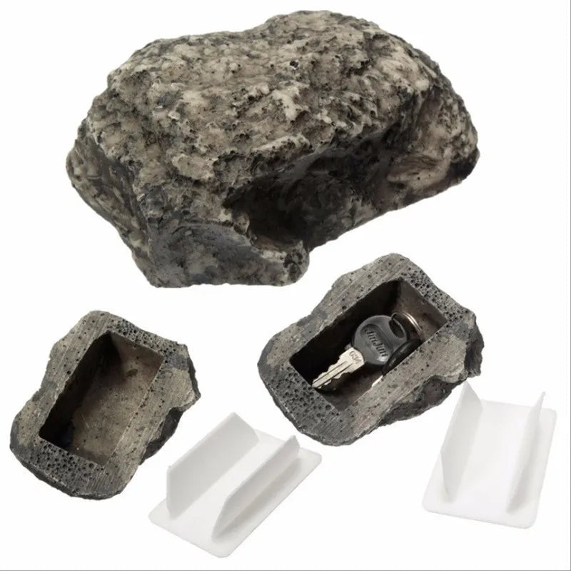 Stone Key Hider - Outdoor Security Key Storage Box