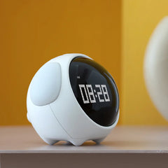 LED Alarm Clock with Rechargeable Battery - Warm Light Desktop Clock