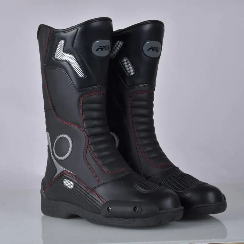 Men's All-Weather Waterproof Riding Boots - Anti-Drop Safety Motorcycle Boots