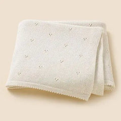 Premium Soft Cotton Newborn Baby Blanket - 80x100cm Multi-Color