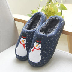 Cute Couples Non-Slip Plush Winter Slippers - Cozy Home Footwear for Two