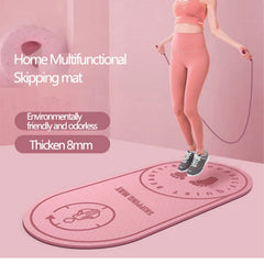 Level Up Your Workout with Our Anti-Noise Jump Rope Mat! 🏋️‍♀️✨ Perfect for Home or Outdoor Fitness! #FitnessGoals #HomeGym