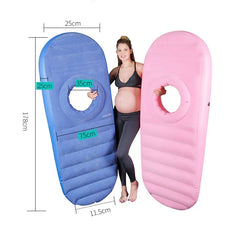 Premium Inflatable Pregnancy Support Pillow - Adjustable Comfort for Expecting Mothers