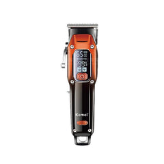 Kemei KM-658 Professional LCD USB Hair Clipper - Cordless Barber Trimmer