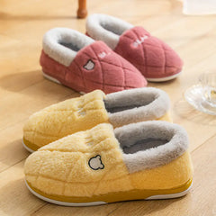 Cozy Bear Plush Slippers - Warm Winter House Shoes for Adults