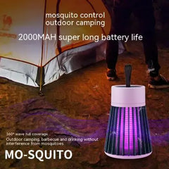 USB Electric Mosquito Killer Lamp - Silent Bug Zapper for Indoor & Outdoor Use