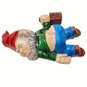 Mischievous Drunken Gnome Statue - Funny Garden Decor & Outdoor Figurine