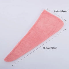 Ultra-Absorbent Microfiber Hair Towel - Quick Dry Hair Wrap for All Hair Types