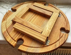 Portable Wooden Folding Picnic Table - Outdoor Camping Dining Furniture