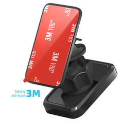 Magnetic Car Mount Holder – Universal Stick-On Dashboard Smartphone Mount for Hands-Free Driving (Black)