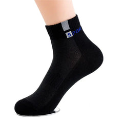 Premium Men's Summer Athletic Socks - 10 Pack Breathable Sports Crew Socks