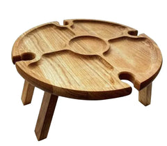 Portable Wooden Folding Picnic Table - Outdoor Camping Dining Furniture