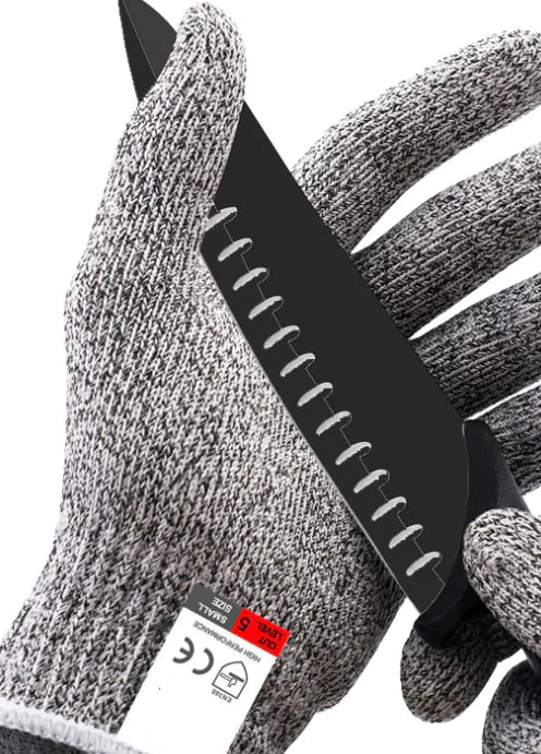 Premium Cut-Resistant Safety Gloves - Level 5 Protection for Kitchen & Work