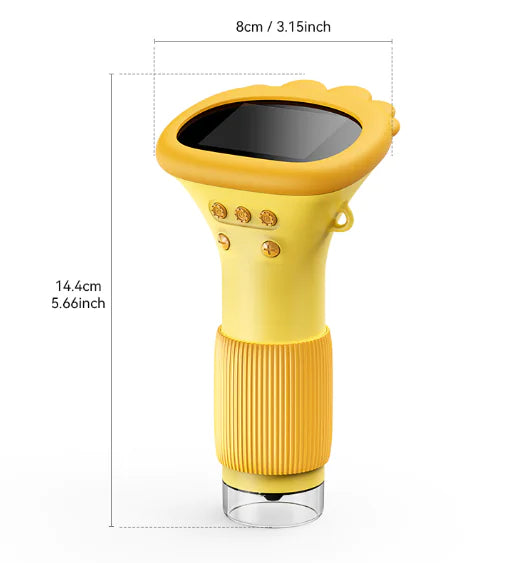 Portable Digital Microscope for Kids - Educational STEM Learning Tool with HD Camera