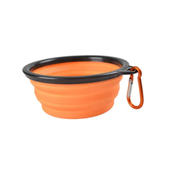 Premium Foldable Silicone Dog Bowl - Water Bowl For Dogs - Travel Dog Bowl Collapsible - Portable Travel Pet Feeder - Dog Bowl
