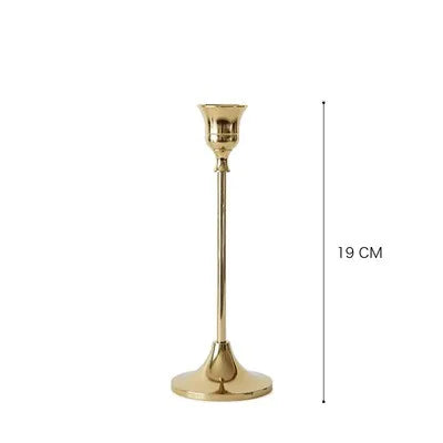 Vintage Gold Candle Holder - Elegant Antique Decor | Discount Merch Magic