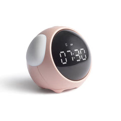 LED Alarm Clock with Rechargeable Battery - Warm Light Desktop Clock