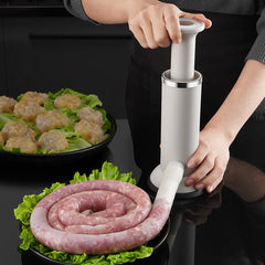Professional Household Sausage Maker Tool - Manual Meat Grinder & Sausage Stuffer