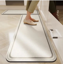 Premium Anti-Fatigue Kitchen Mat - Absorbent Non-Slip Floor Protection