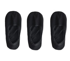 Men's Ultra-Thin Silicone Boat Socks - 3 Pairs | No-Show Anti-Slip Invisible Socks