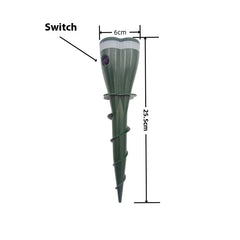 Solar Powered Snake & Rodent Repellent - Eco-Friendly Pest Control Device