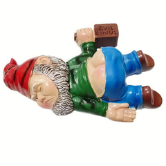 Mischievous Drunken Gnome Statue - Funny Garden Decor & Outdoor Figurine