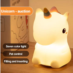 LED Unicorn Night Light - Magical Bedside Lamp for Kids Room Décor