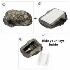 Stone Key Hider - Outdoor Security Key Storage Box