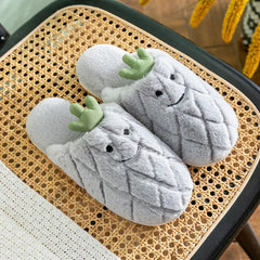 Cute Couples Non-Slip Plush Winter Slippers - Cozy Home Footwear for Two