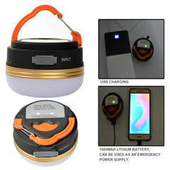USB Rechargeable LED Camping Lantern - Bright Portable Outdoor Light