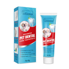 Edible Pet Toothpaste for Dogs & Cats - Fresh Breath & Tartar Control | 60g Tube