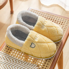 Cozy Bear Plush Slippers - Warm Winter House Shoes for Adults